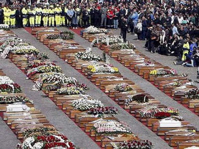 funerali terremotati laquila