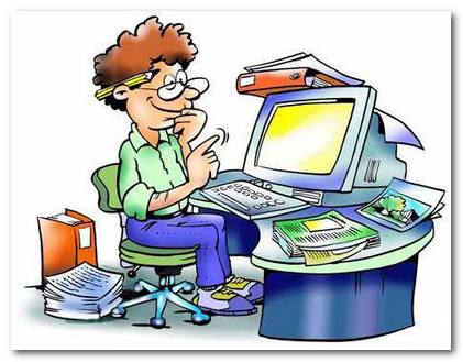 ingegnere al computer