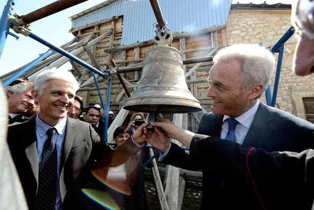 Ministro Bray a LAquila