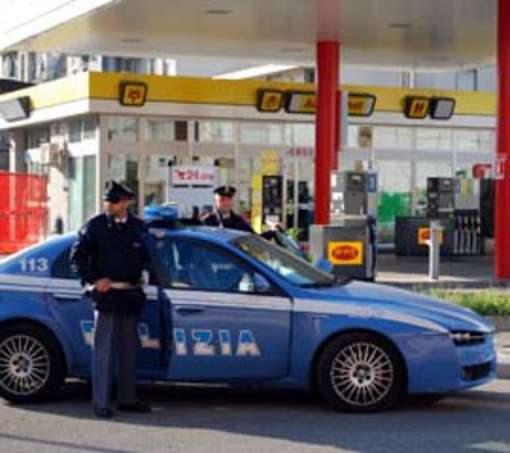 rapina benzinaio