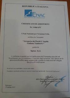 certificato aeroporto