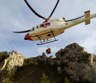elicottero montagna