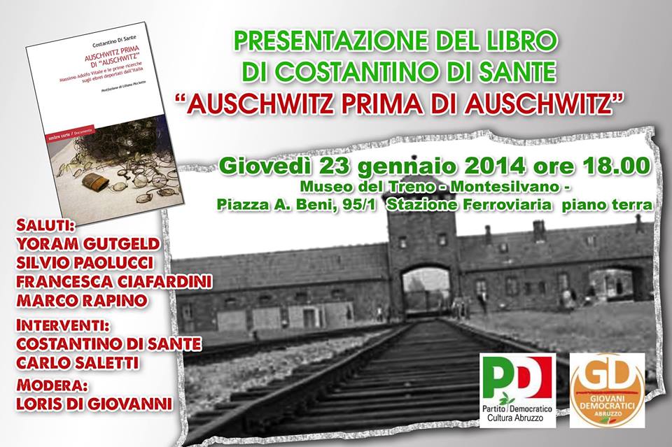 manifesto evento PD a montesilvano museo del treno