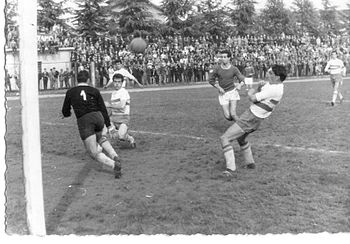 Calcio foto bianco e nero