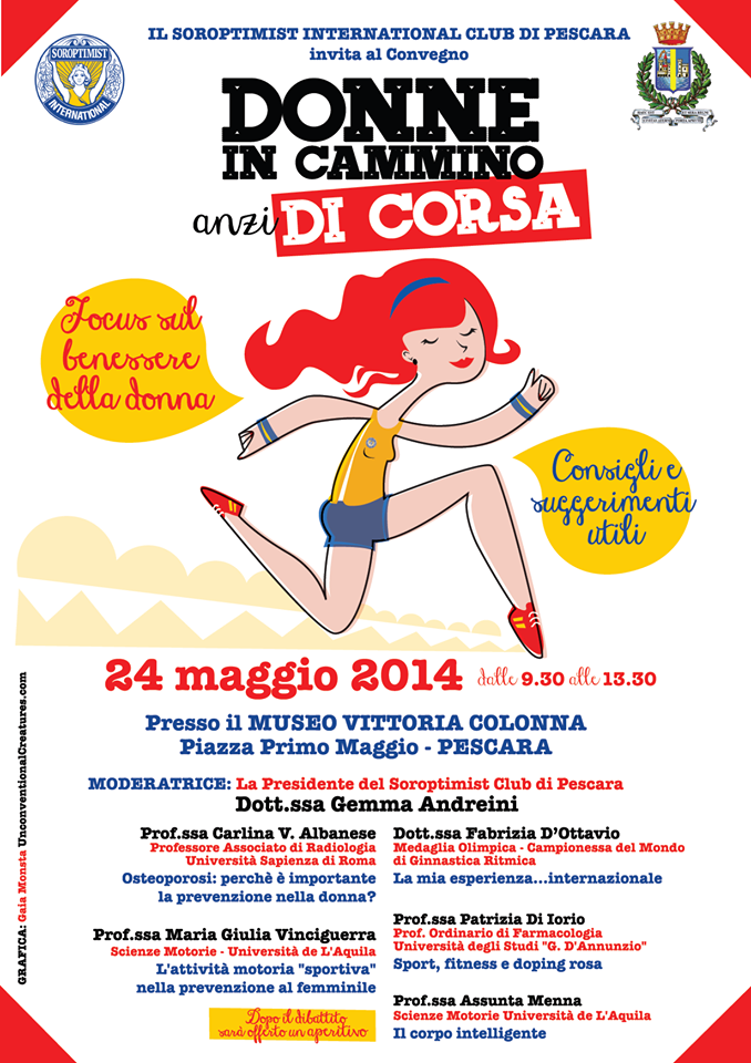 locandina donne di corsa