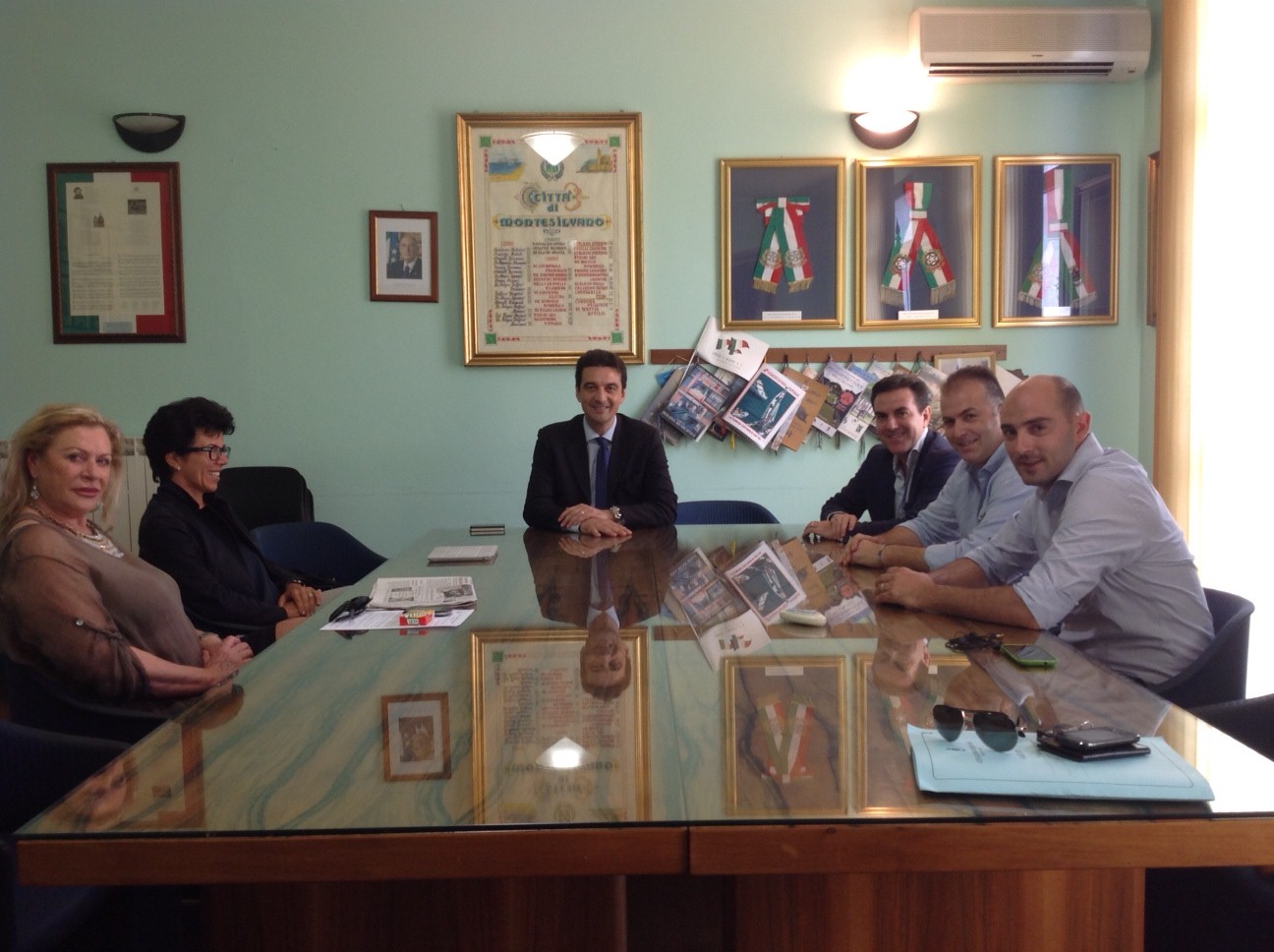 Il sindaco e i neo assessori