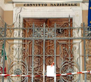 convitto nazionale aq crollato