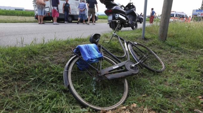 ciclista investito