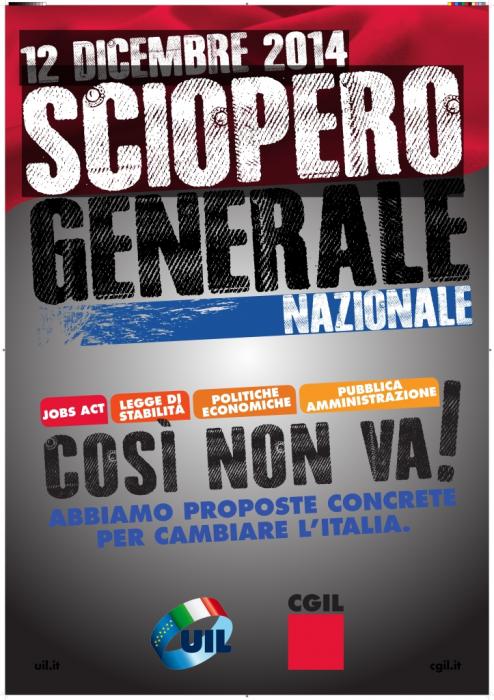 sciopero cgil uil