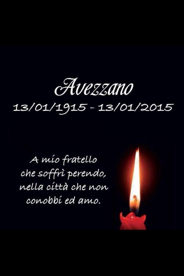 avezzano terremoto 100 anni