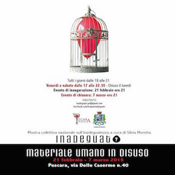 Mostra Inadeguato-materiale-umano-in-disuso