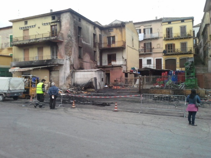 incendio ortofrutta lanciano