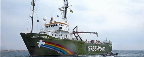 greenpeace arctic sunrise