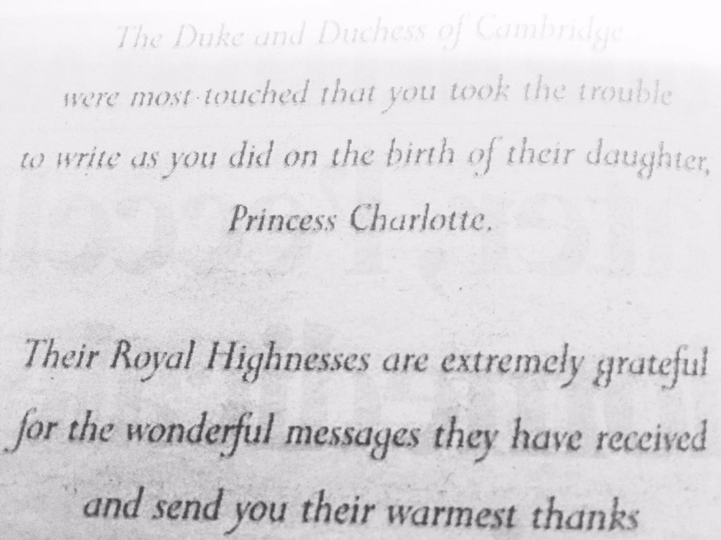 lettera william e kate