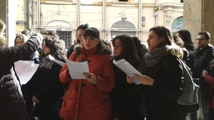 protesta conservatorio casella l'aquila
