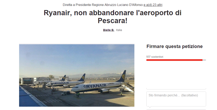 ryanir-petizione-online