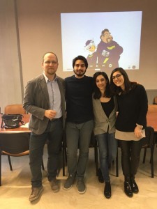 studenti con Prof. Fanale