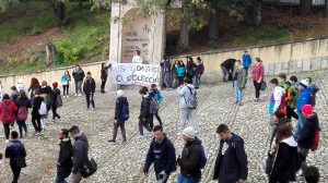 protesta studenti l'aquila