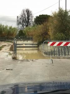 sottopasso allagato chieti