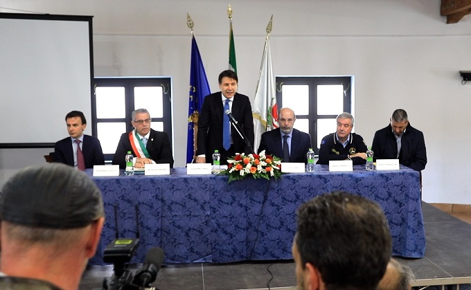 Ricostruzione, Conte ha preso impegni Rete8