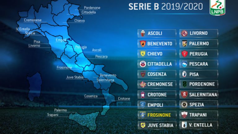 Serie B La geografia della nuova stagione 20192020 Rete8